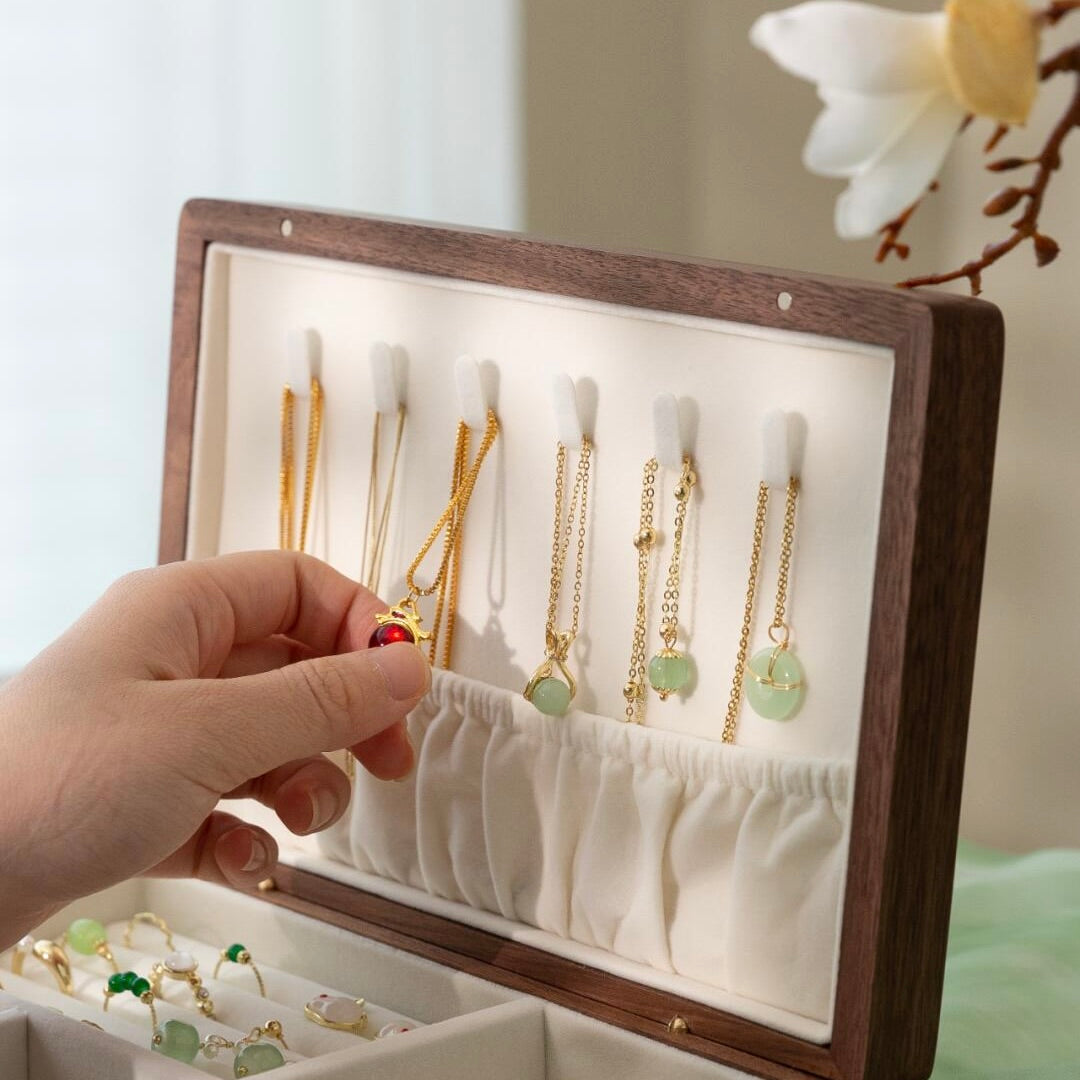 Handcrafted Eastern Art Jewelry Box - Traditional embroidery masterpiece for luxury jewelry storage